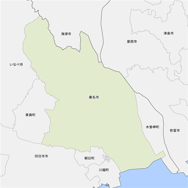 桑名市マップ